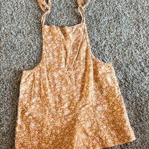 Vanilla Star Mustard Floral Dress